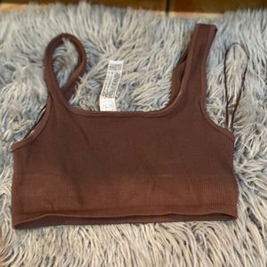 Brown Zara top